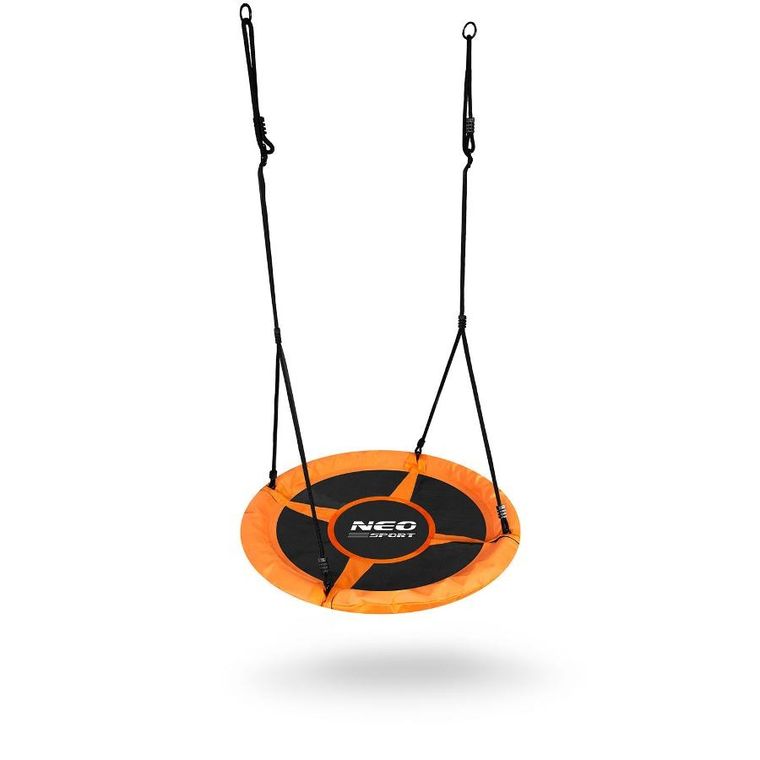 Neo-Sport, Swingo, huśtawka bocianie gniazdo, pomarańczowa, 100 cm