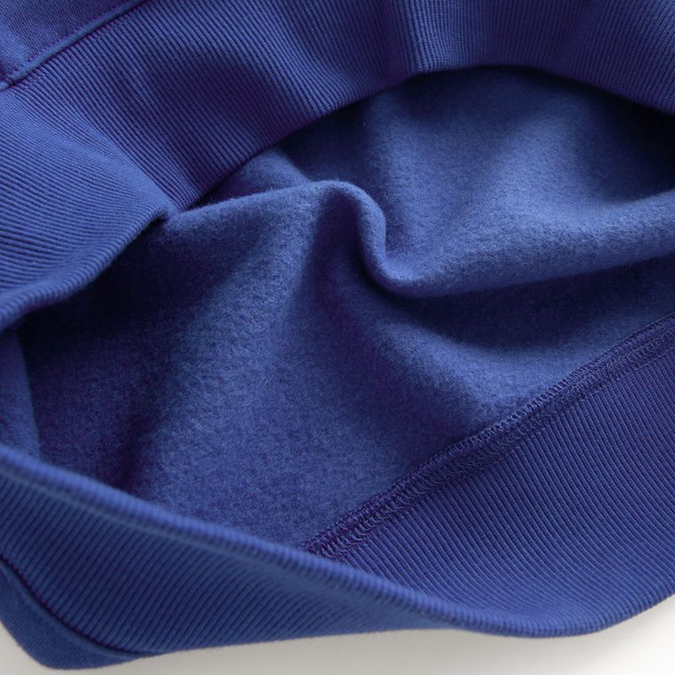 Niebieska bluza unisex z kapturem o kroju oversize NOWEAR