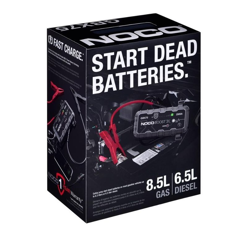 Noco, GBX75 Boost X, powerbank, 12V, 2500A, Jump Starter