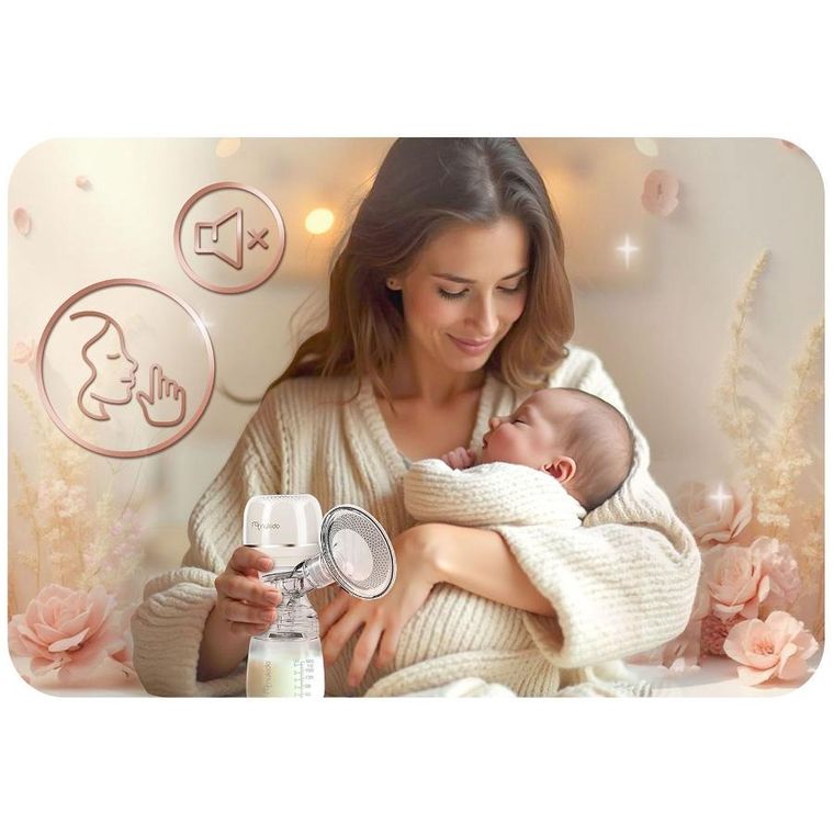 Nukido, laktator elektryczny, trójfazowy, beżowy, NK-961