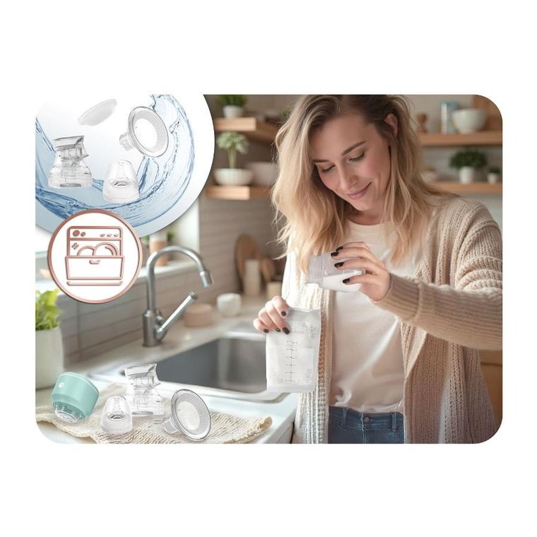 Nukido, laktator elektryczny, trójfazowy, niebieski, NK-962