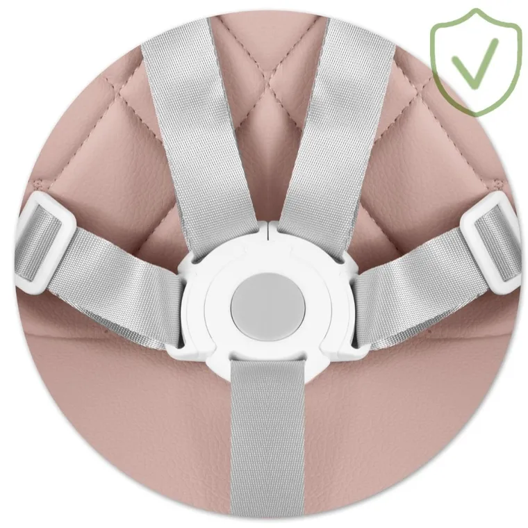 Nukido, Lilo, krzesełko do karmienia, różowe