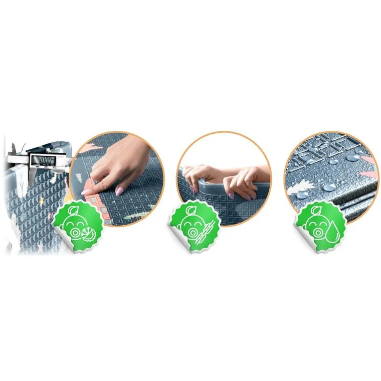 Nukido, mata piankowa, składana, 200-180-1 cm