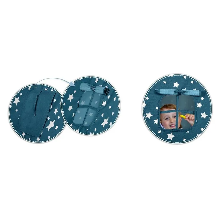 Nukido, namiot tipi dla dzieci ze światełkami, niebieski