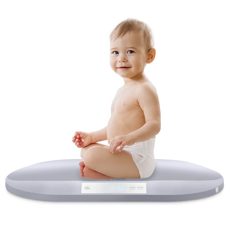 Nukido, NK-950, elektroniczna waga dla niemowląt, szara