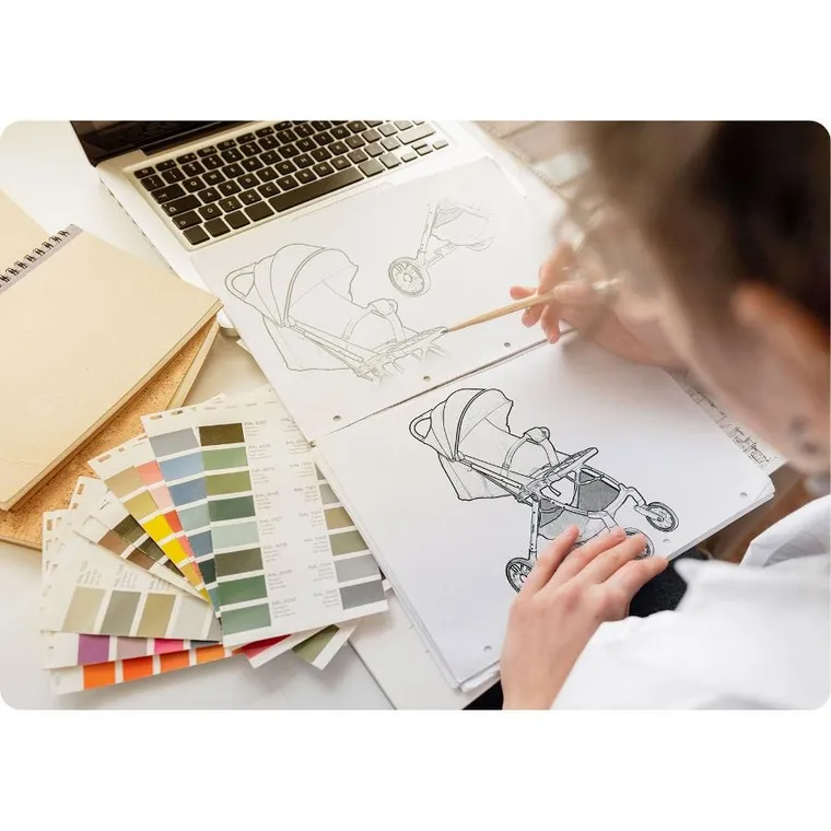 Nukido, Paseo, wózek dziecięcy, spacerówka, szary