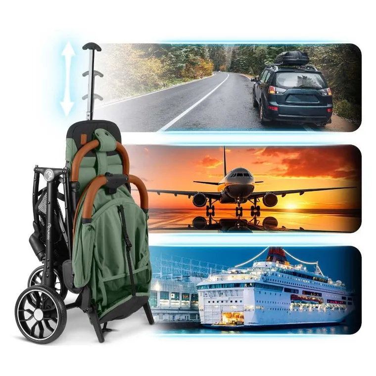 Nukido, Paseo, wózek dziecięcy, spacerówka, zielony