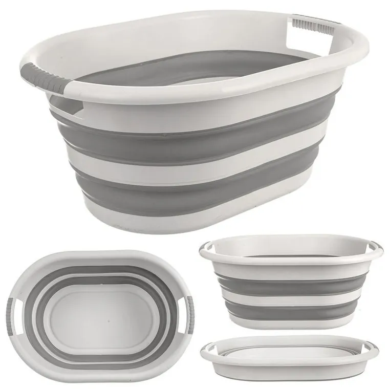 Orion, składany kosz na pranie, silikonowy, 38 l