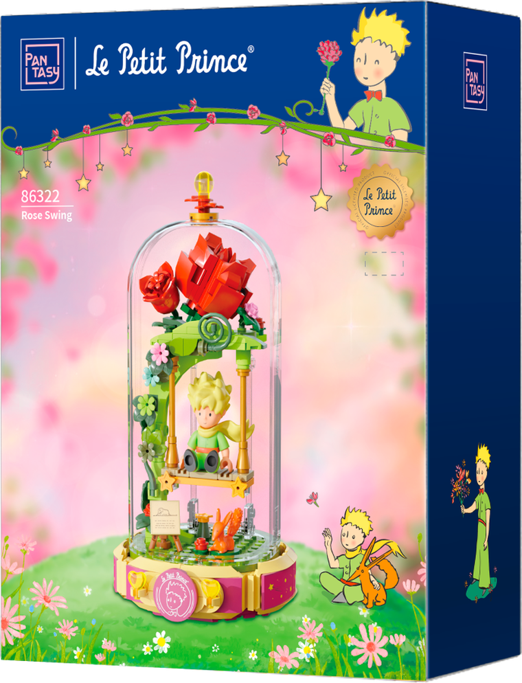 Pantasy, Mały Książę, Różana huśtawka, klocki konstrukcyjne, 234 elementy