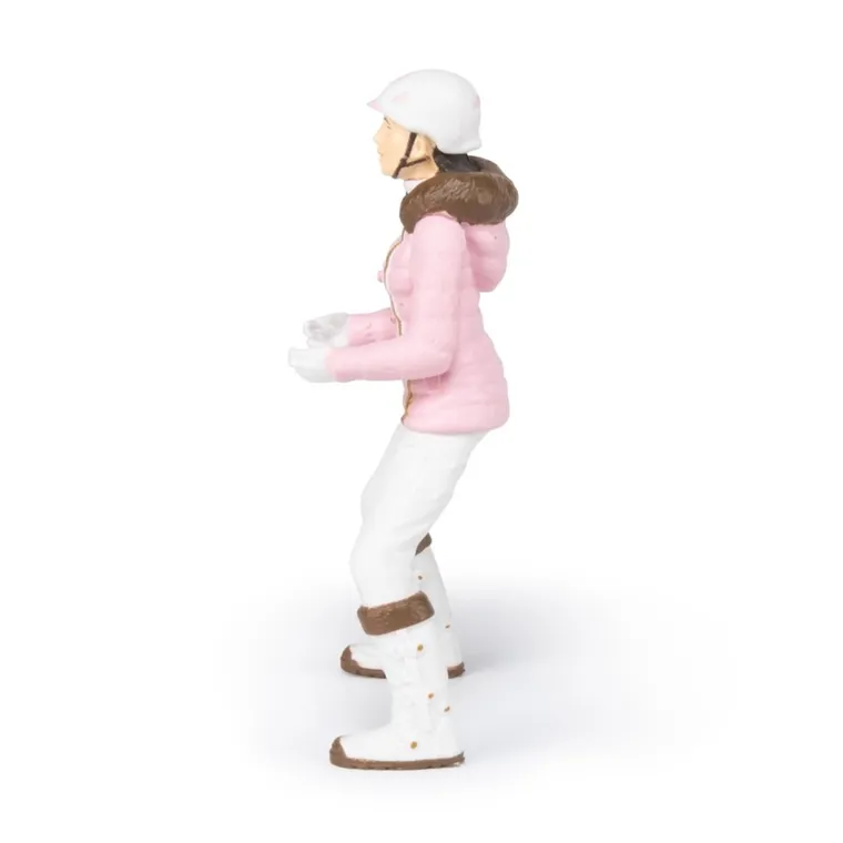 Papo, Jeździec dziewczyna w zimowym stroju, figurka