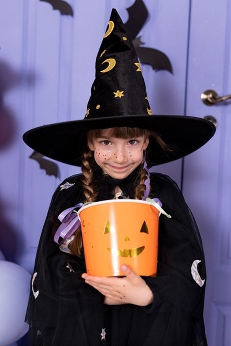 PartyDeco, Halloween, wiaderka na cukierki, 13.5 cm, 2 szt.