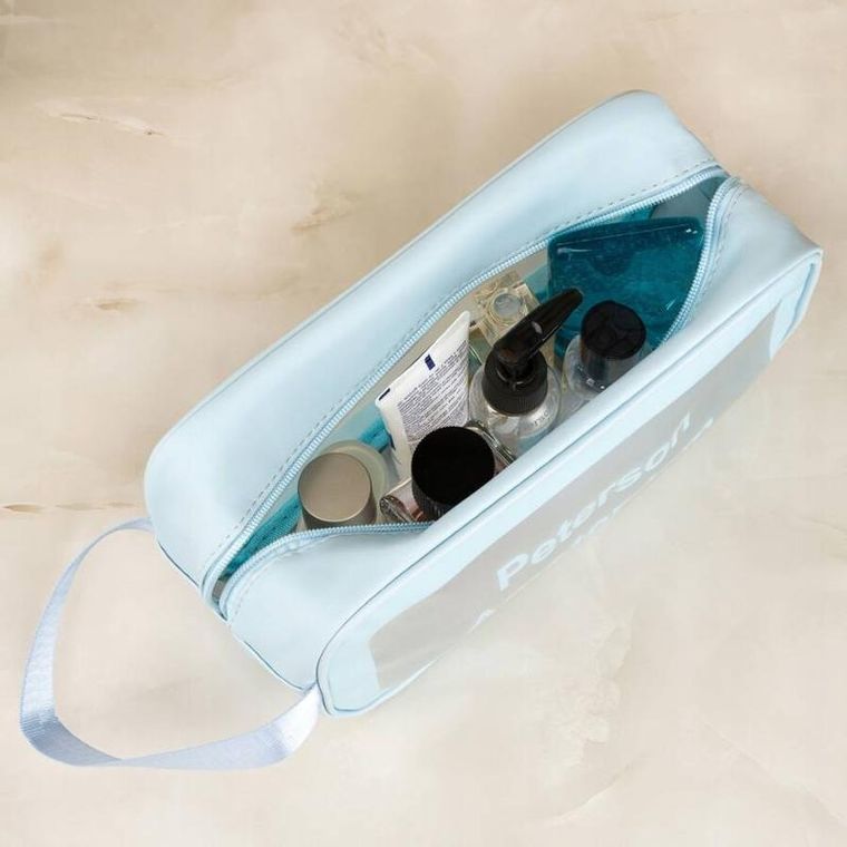 Peterson, kosmetyczka wodoodporna, niebieska, 3 szt.