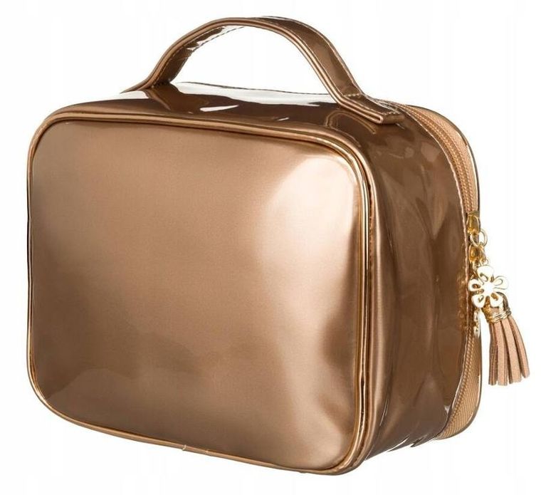 Peterson, kosmetyczka z uchwytem, złota