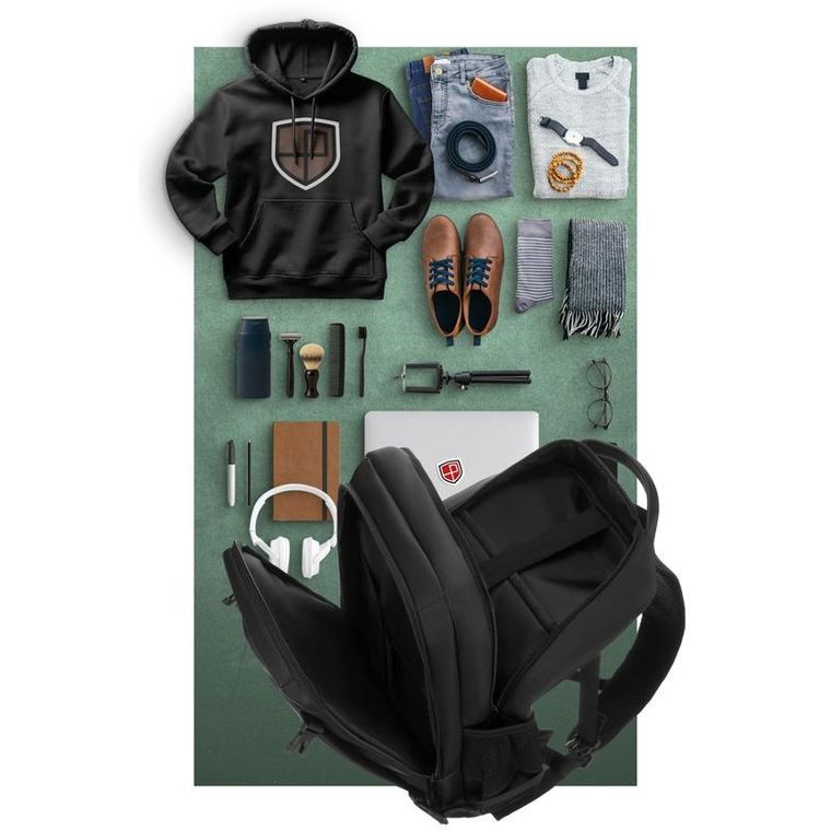 Peterson, plecak podróżny, czarny