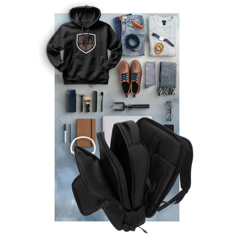 Peterson, plecak podróżny, czarny