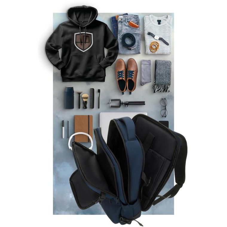 Peterson, plecak podróżny, granatowy