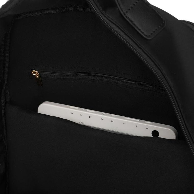 Peterson, plecak z uchwytem na walizkę, nylonowy, czarny