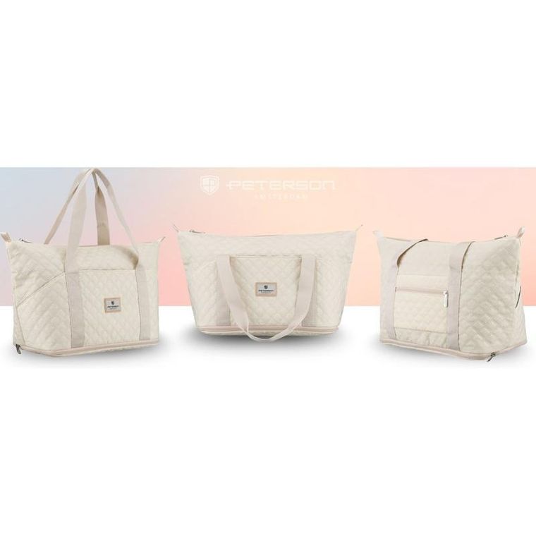 Peterson, torba treningowa, 1-komorowa, beżowa