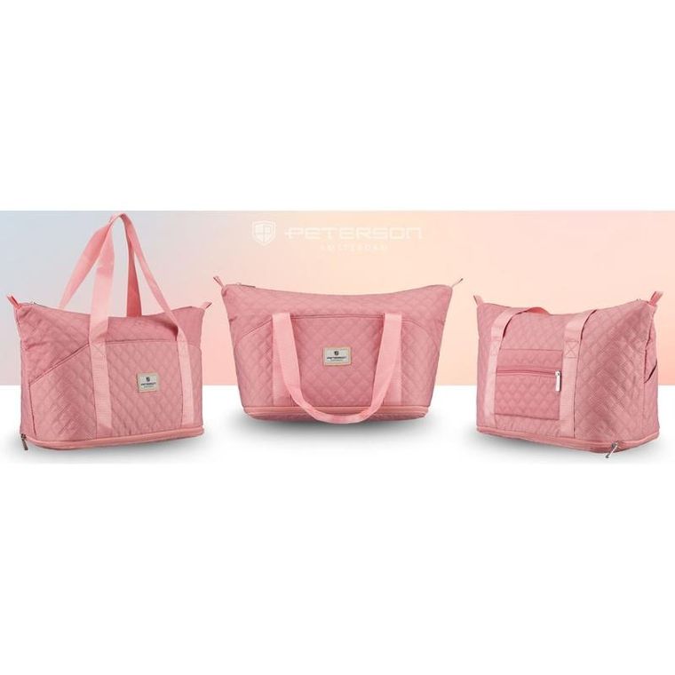 Peterson, torba treningowa, 1-komorowa, różowa