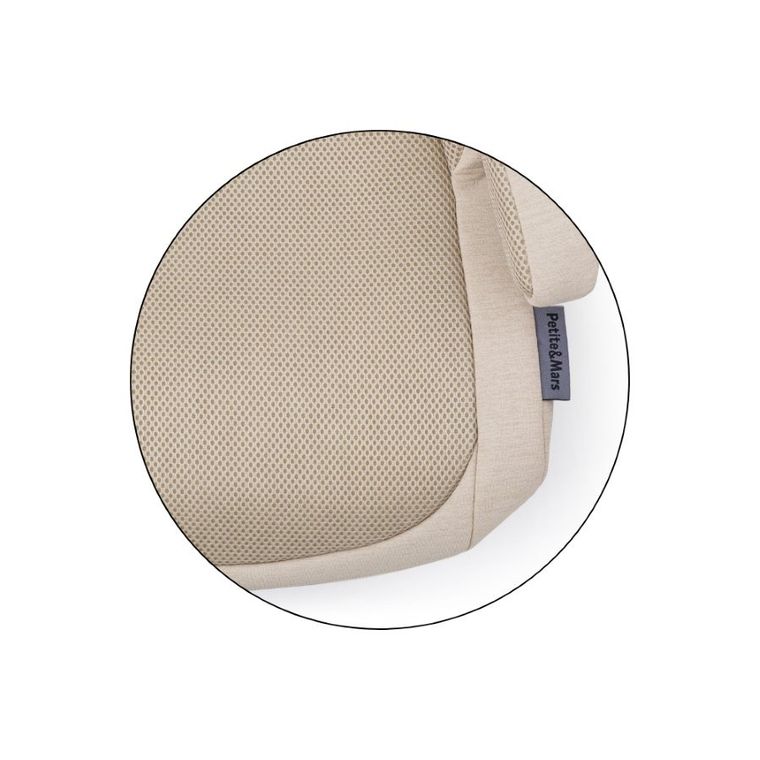 Petite&Mars, Optimus Pro, i-Size Air, podstawka samochodowa, sage beige, 125-150 cm