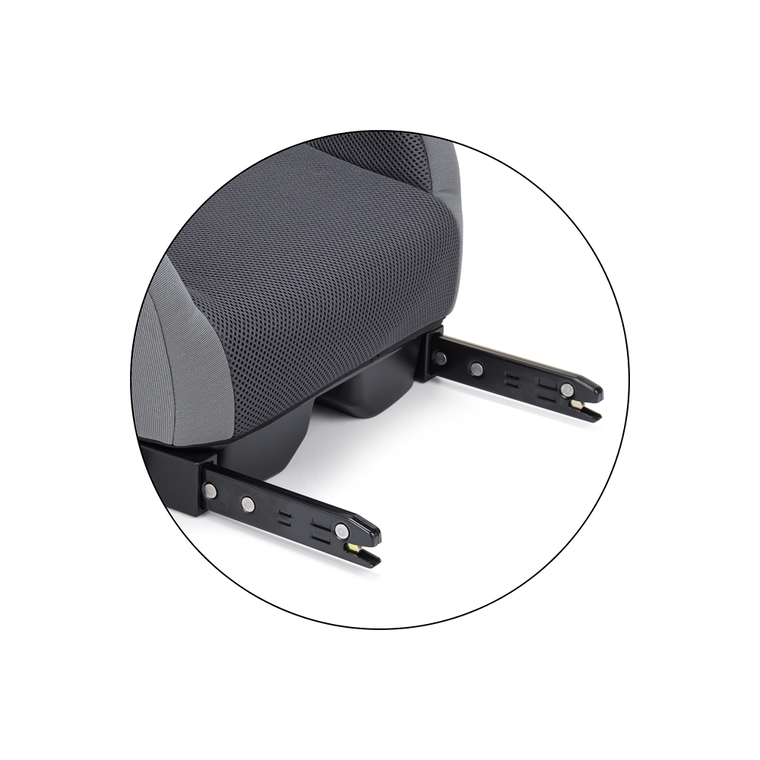 Petite&Mars, Optimus Pro, i-Size, podstawka samochodowa, grey air, 125-150 cm