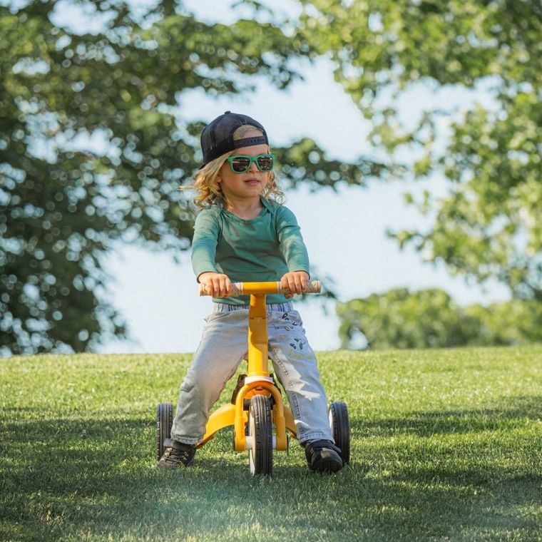 Petite&Mars, Turbo, rowerek trójkołowy 5w1, Intense Ochre