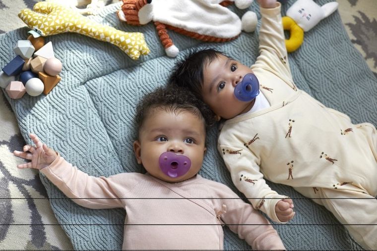 Philips Avent, Soothie, smoczek uspokajający, niebieski, 0-6m, 2 szt.