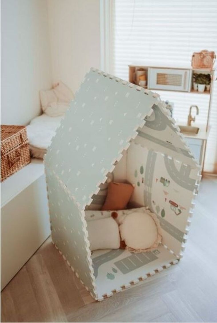 Play&Go, mata piankowa, dwustronna, Roadmap, 120-80 cm