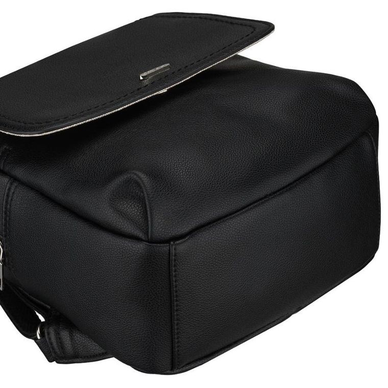 Plecak, czarny, skóra ekologiczna, Rovicky