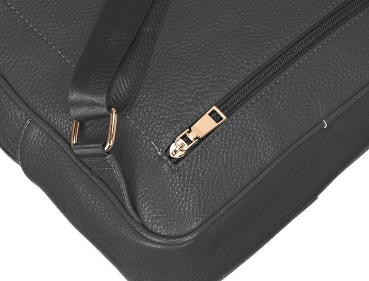 Plecak damski, szary, skóra ekologiczna, Peterson