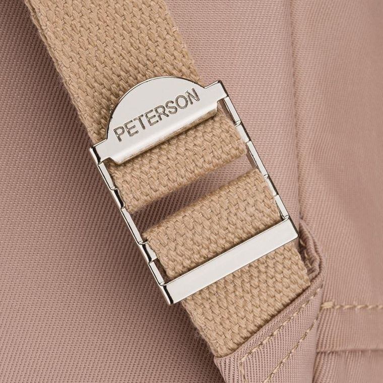 Plecak miejski, beżowy, Peterson