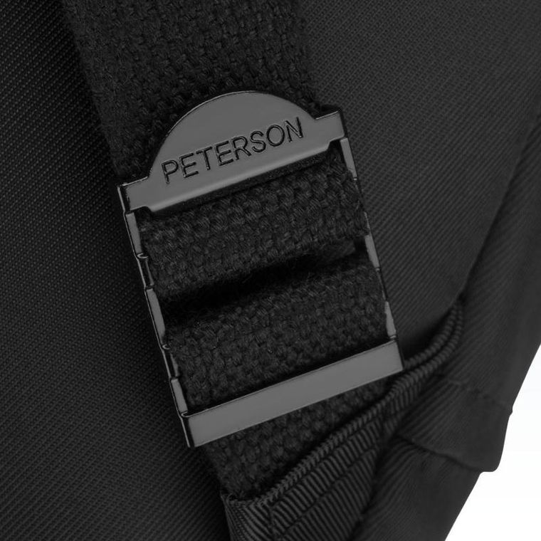 Plecak miejski, czarny, Peterson