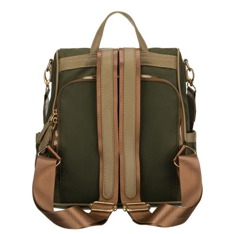 Plecak miejski, zielony, skóra ekologiczna, Peterson