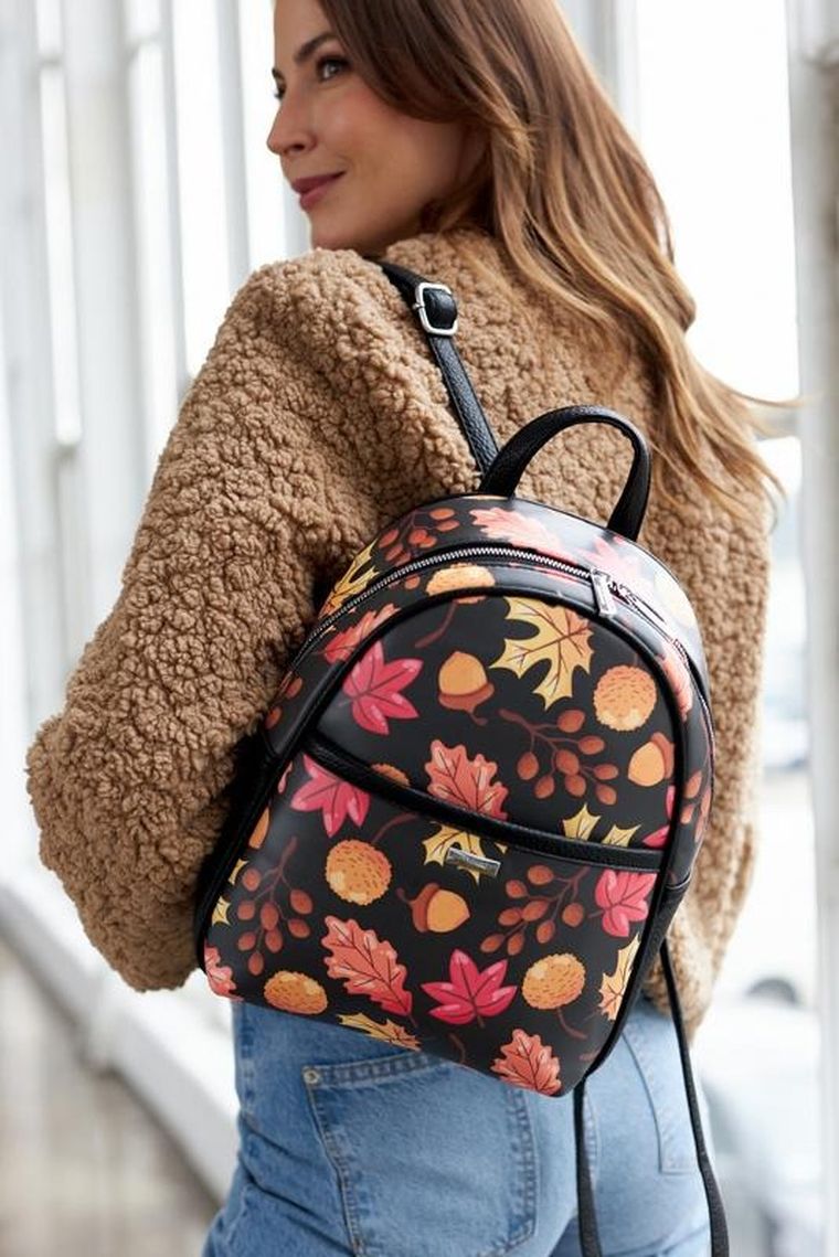 Plecak, mix, skóra ekologiczna, Peterson