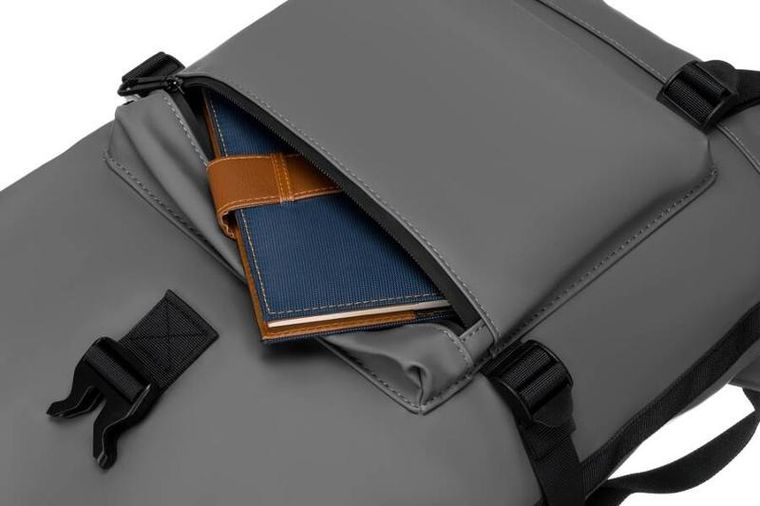 Plecak na laptopa, szary, Peterson
