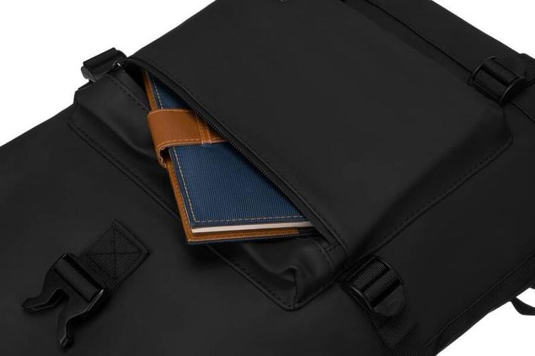 Plecak na laptopa, wodoodporny, czarny, Peterson