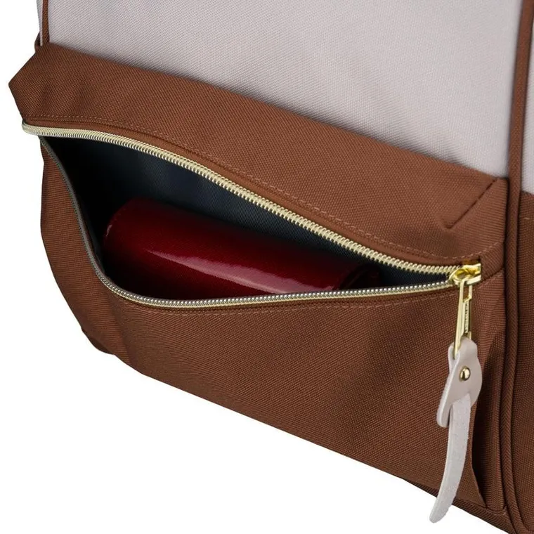 Plecak na latopa, beżowo-brązowy, Peterson