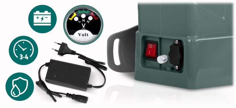 Plonos, opryskiwacz akumulatorowy