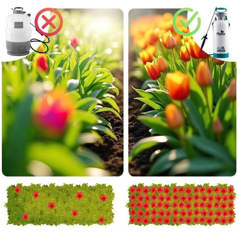 Plonos, opryskiwacz ciśnieniowy, ręczny, 8l