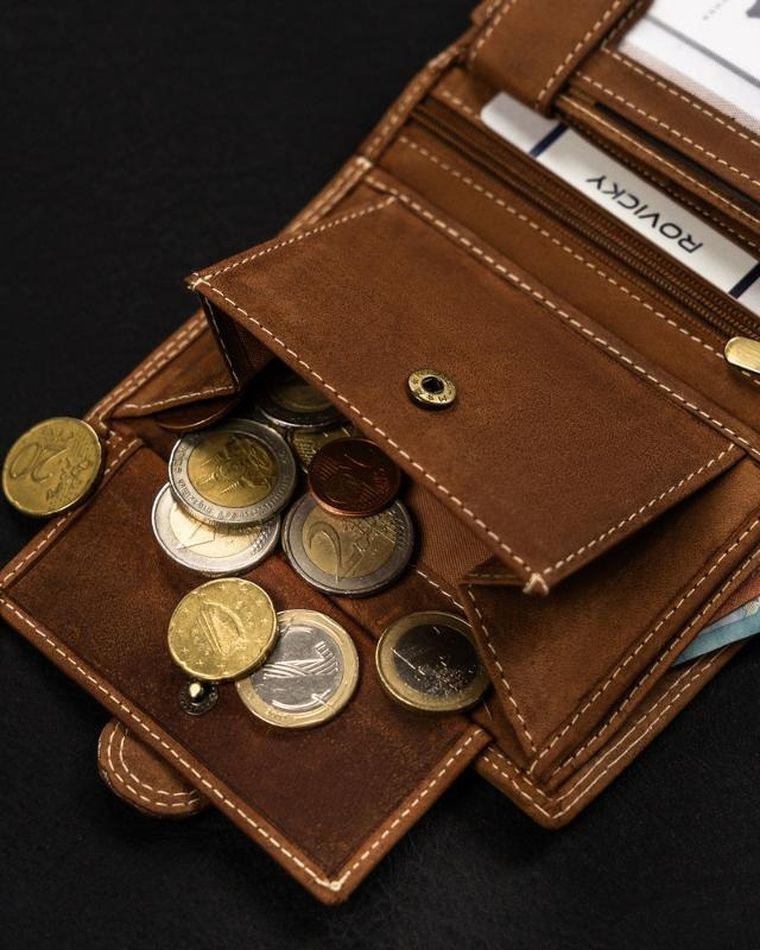 Portfel, brązowy, skórzany, Always Wild