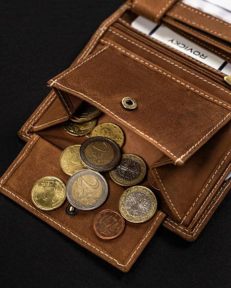 Portfel, brązowy, skórzany, Always Wild