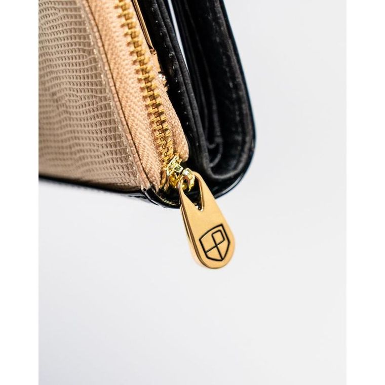 Portfel, czarny, skórzany, RFID, Peterson