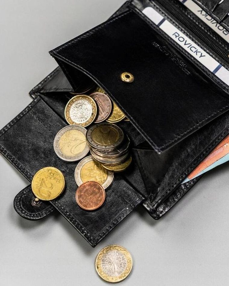 Portfel, czarny, skórzany, Rovicky