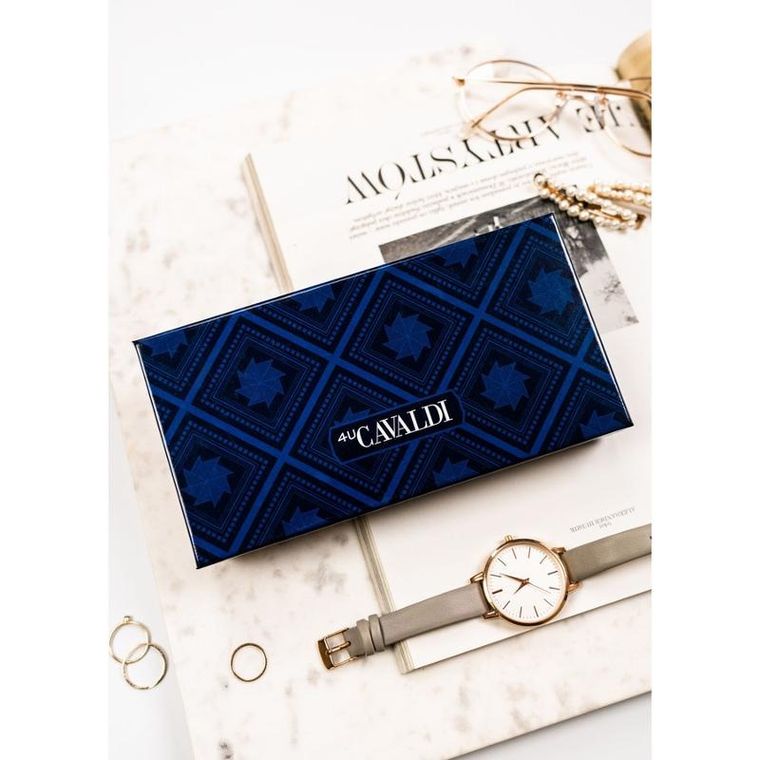 Portfel, czerwony, skóra ekologiczna, Cavaldi