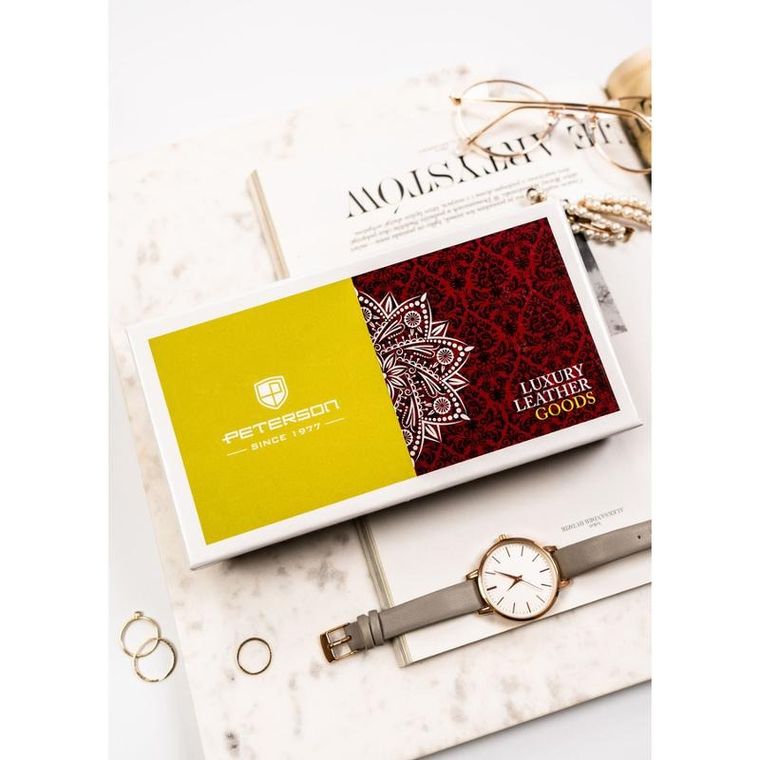 Portfel, mix, skórzany, Petereson