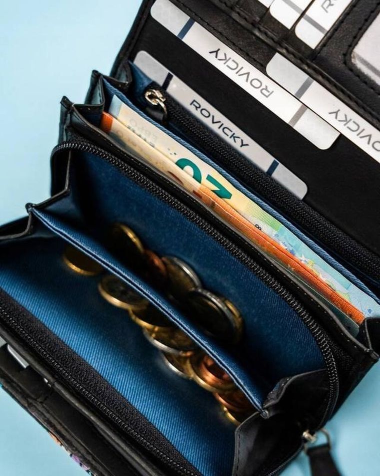 Portfel, mix, skórzany, Rovicky