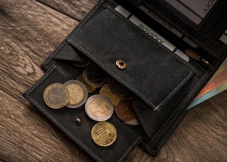 Portfel, szary, skórzany, Always Wild