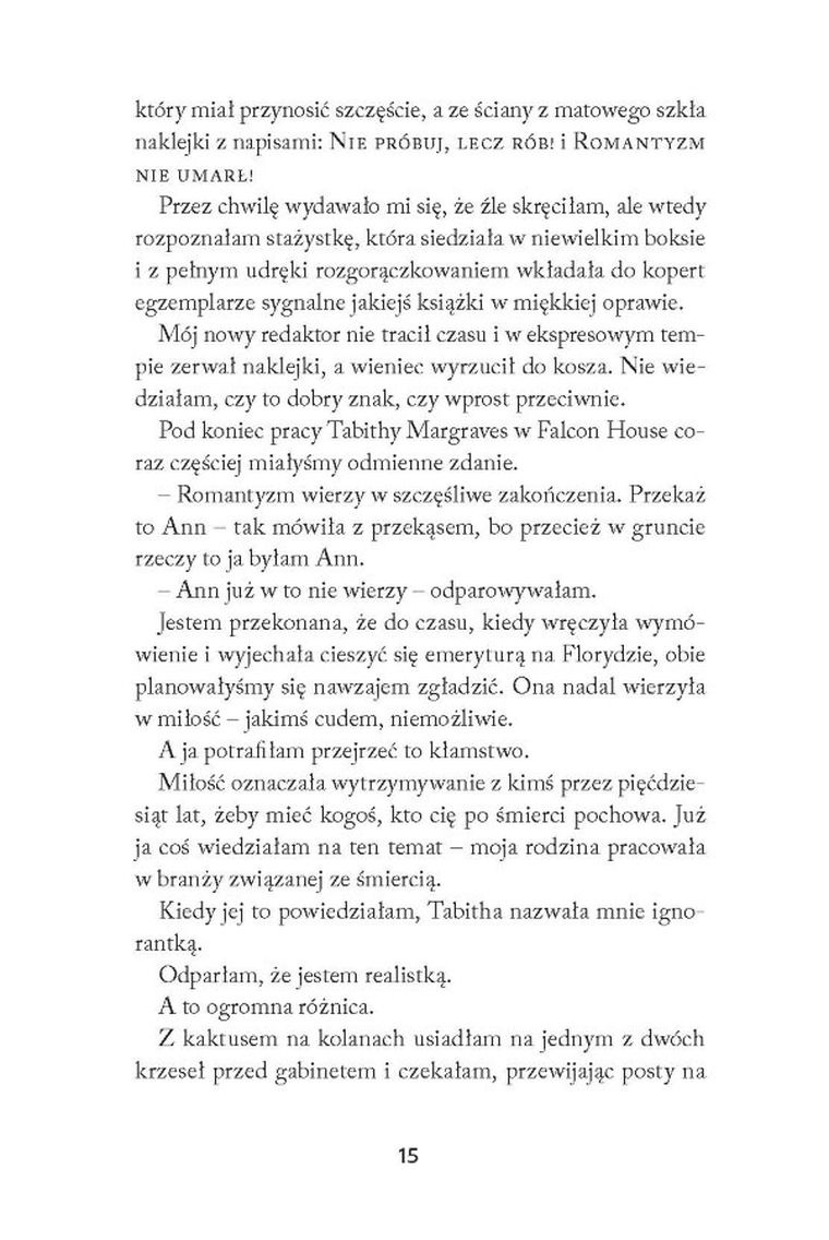 Poważny i nieromantyczna