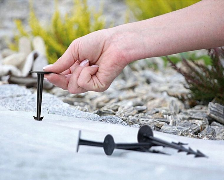 Prosperplast, szpilki, groty, kołki do agrowłókniny, harpoon peg, 20 cm, 50 szt.