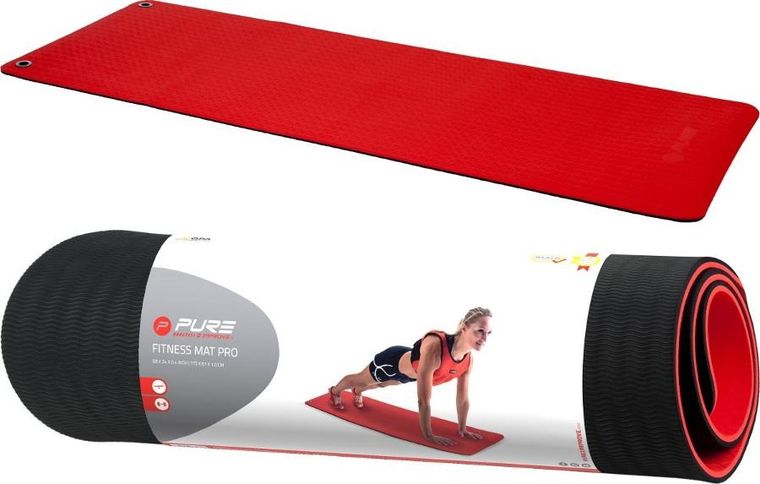 Pure 2 Improve, TPE, mata do ćwiczeń, pomarańczowo-czarna, 173-61-1 cm